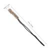 Lurrose 3pcs Bun Maker Hair Accessories Rhinestone Half-bun Shaper Tools for Women Easy to Use Hair Styling for Dances More Random Color view 2