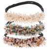 Lurrose 3pcs Bun Maker Hair Accessories Rhinestone Half-bun Shaper Tools for Women Easy to Use Hair Styling for Dances More Random Color view 3