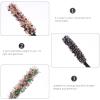 Lurrose 4pcs Hair Bun Shaper Rhinestone Bun Maker Curler for Effortless Updos Hair Accessories for Women Easy to Use Carry for Special Occasions view 3