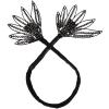 Lurrose Hair Bun Maker Tool for Effortless Updos Reusable Headband Unique Design for Stylish Hair Buns for Women and Girls Everyday Use and Special Occasions Leaf view 1