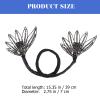 Lurrose Hair Bun Maker Tool for Effortless Updos Reusable Headband Unique Design for Stylish Hair Buns for Women and Girls Everyday Use and Special Occasions Leaf view 2