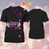 Personalized 3D Tshirt - Custom Name, Beauty, Spa, Pedicure, Nail Art Shirt - Nail Tech Gift view 2