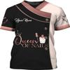 Personalized Custom Name 3D T-Shirt, Manicurist Gift, Beauty & Spa, Pedicure, Nail Art Shirt, Nail Tech view 1