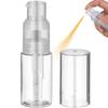 LALAFINA Travel Makeup Powder Dispenser Portable Talcum Powder Jar with Locking Nozzle Transparent Refillable Container for Baby and Loose view 1