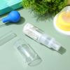 LALAFINA Travel Makeup Powder Dispenser Portable Talcum Powder Jar with Locking Nozzle Transparent Refillable Container for Baby and Loose view 2