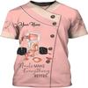 Personalized Nail 3D T Shirt, Manicurist Gift Custom Name, Nails, Beauty, Self Care, Spa, Pedicure, Nail Shirt, Nail Art Shirt, Custom Nail Tech 3D Shirt, Nail Artist Gifts/Gift-61 view 1