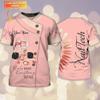 Personalized Nail 3D T Shirt, Manicurist Gift Custom Name, Nails, Beauty, Self Care, Spa, Pedicure, Nail Shirt, Nail Art Shirt, Custom Nail Tech 3D Shirt, Nail Artist Gifts/Gift-61 view 2