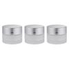 OSALADI Mini Glass Cream Bottles Set Makeup Containers Lids Travel Size Storage Jars for Skincare view 1