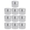 10 Pcs Cream Bottle Glass Jars Glass Creams Container Small Pots Empty Jars Mini Samples Lotion Container Sample Storage view 1