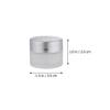 10 Pcs Cream Bottle Glass Jars Glass Creams Container Small Pots Empty Jars Mini Samples Lotion Container Sample Storage view 3
