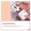 Uonlytech 4pcs Refillable Airless Lotion Bottle Travel Pump Jar Dispenser for Creams Moisturizers and Diy Cosmetics Sturdy As Material Compact Design for Easy Use view 4