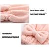 Pilipane 2pcs Coral Fleece Hair Towel, Hair Towel Wraps for Women Wet Hair, Quick Drying Hair Towels, Dry Hair Hat for Women Longer & Thick Hair, Wet Hair(Pink) view 2