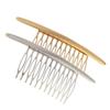 BIUDECO 2pcs Stylish Hair Combs for Women Delicate Alloy Hair Clips Headdress Accessories Versatile Gold Silver Hairpins for Hairstyles view 1