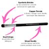 Beauty Junkees Professional Makeup Brush - Dense Eyeshadow Brush for Even Color Coverage on Lid and Crease view 3