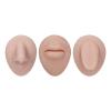 Silicone Tongue Mouth Model Set for Piercing Practice, 3D Simulation Body Nose Tongue Model, Medium Flesh Color view 1