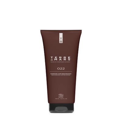 TERRE DE MARS Renaissance Coffee scrub Paste, Cosmos Natural Certified, Infused With Coffee Powder, Bamboo Stem and Argon, Revitalizes, Exfoliates and Hydrate For Silky Soft Skin, 150ml