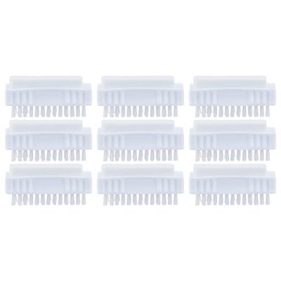 Superio Nail Brush with Pumice Stone Duel Side Shower Brush Bathroom Foot Scrubber exfoliate Dry Dead Skin Stiff Bristles Brush Removes Callus on Hand Heels Smooth Skin, (9)