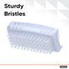 Superio Nail Brush with Pumice Stone Duel Side Shower Brush Bathroom Foot Scrubber exfoliate Dry Dead Skin Stiff Bristles Brush Removes Callus on Hand Heels Smooth Skin, (9) view 4
