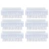 Superio Nail Brush with Pumice Stone Duel Side Shower Brush Bathroom Foot Scrubber exfoliate Dry Dead Skin Stiff Bristles Brush Removes Callus on Hand Heels Smooth Skin, (6) view 1