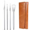 Ingrown Toenail Removal Kit, Pedicure Tools Kit Professional Knife Set Stainless Steel Ingrown Toenail Tool Foot Care Tools Nail Cuticle Remover (4 Pcs Set) view 1
