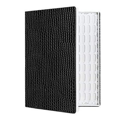 pizarra 216 Colors Nail Tips Display Book DIY Nail Art Showing Shelf Color Card Chart Painting Display Board Black