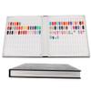 pizarra 216 Colors Nail Tips Display Book DIY Nail Art Showing Shelf Color Card Chart Painting Display Board Black view 2