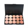 15 Colors Concealer Foundation Contouring Cream and Highlighter Makeup Set - Contouring Foundation/Concealer Palette - Vegan, Animal free and hypoallergenic (Z15-02) view 1