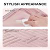 BAGSMART TSA Approved Toiletry Bag, 2 Pack Clear Makeup Cosmetic Bag Organizer, Quart Size Travel Bag for Toiletries, Carry-on Travel Accessories Essentials - Pink view 2