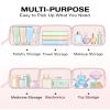 BAGSMART TSA Approved Toiletry Bag, 2 Pack Clear Makeup Cosmetic Bag Organizer, Quart Size Travel Bag for Toiletries, Carry-on Travel Accessories Essentials - Pink view 4