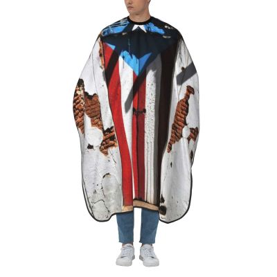 BZAXXQI Puerto Rico Flag Boricua Hair Cutting Cape,Barber Cape Unisex Hair Cutting Cape Hair Cutting Accessories 66x55 Inch