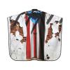BZAXXQI Puerto Rico Flag Boricua Hair Cutting Cape,Barber Cape Unisex Hair Cutting Cape Hair Cutting Accessories 66x55 Inch view 2