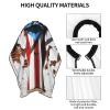 BZAXXQI Puerto Rico Flag Boricua Hair Cutting Cape,Barber Cape Unisex Hair Cutting Cape Hair Cutting Accessories 66x55 Inch view 4