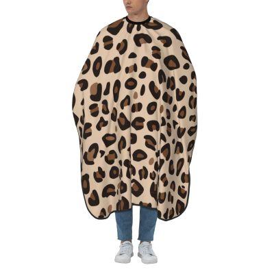 BZAXXQI Cheetah Leopard Hair Cutting Cape,Barber Cape Unisex Hair Cutting Cape Hair Cutting Accessories 66x55 Inch