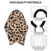 BZAXXQI Cheetah Leopard Hair Cutting Cape,Barber Cape Unisex Hair Cutting Cape Hair Cutting Accessories 66x55 Inch view 4