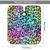 BZAXXQI Colorful Rainbow Leopard Hair Cutting Cape,Barber Cape Unisex Hair Cutting Cape Hair Cutting Accessories 66x55 Inch view 3