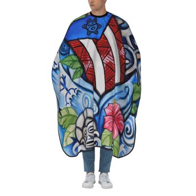 bzaxxqi Puerto Rico Boricua Hair Cutting Cape,Barber Cape Unisex Hair Cutting Cape Hair Cutting Accessories 66x55 Inch