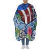 bzaxxqi Puerto Rico Boricua Hair Cutting Cape,Barber Cape Unisex Hair Cutting Cape Hair Cutting Accessories 66x55 Inch view 1