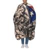 BZAXXQI Puerto Rican Frog Hair Cutting Cape,Barber Cape Unisex Hair Cutting Cape Hair Cutting Accessories 66x55 Inch view 1
