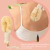 2 Pcs Dry Brushing Exfoliating Brush Body Scrubber Natural Bristle Bath Shower Dry Skin and Sisal Brush with Naturals Fibers for Skin Care, Exfoliates view 3