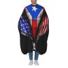BZAXXQI Puerto Rico American Flag Hair Cutting Cape,Barber Cape Unisex Hair Cutting Cape Hair Cutting Accessories 66x55 Inch view 1