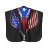 BZAXXQI Puerto Rico American Flag Hair Cutting Cape,Barber Cape Unisex Hair Cutting Cape Hair Cutting Accessories 66x55 Inch view 2