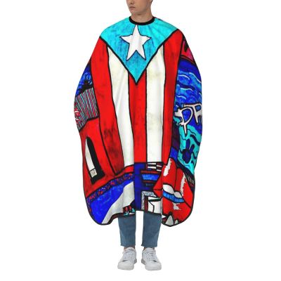 bzaxxqi Puerto Rico Hair Cutting Cape,Barber Cape Unisex Hair Cutting Cape Hair Cutting Accessories 66x55 Inch
