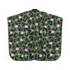 BZAXXQI Green Flower Leopard Hair Cutting Cape,Barber Cape Unisex Hair Cutting Cape Hair Cutting Accessories 66x55 Inch view 2