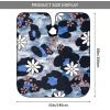 BZAXXQI Blue Leopard Flower Hair Cutting Cape,Barber Cape Unisex Hair Cutting Cape Hair Cutting Accessories 66x55 Inch view 3