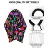 BZAXXQI Mushrooms Hair Cutting Cape,Barber Cape Unisex Hair Cutting Cape Hair Cutting Accessories 66x55 Inch view 4