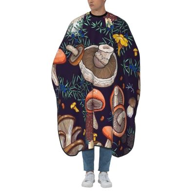 BZAXXQI Dark Forest Mushroom Hair Cutting Cape,Barber Cape Unisex Hair Cutting Cape Hair Cutting Accessories 66x55 Inch
