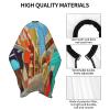 BZAXXQI Puerto Rico Hair Cutting Cape,Barber Cape Unisex Hair Cutting Cape Hair Cutting Accessories 66x55 Inch view 4