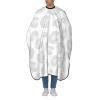 BZAXXQI Gray And White Leopard Print Hair Cutting Cape,Barber Cape Unisex Hair Cutting Cape Hair Cutting Accessories 66x55 Inch view 1