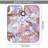 BZAXXQI Skull Leaves Flowers Hair Cutting Cape,Barber Cape Unisex Hair Cutting Cape Hair Cutting Accessories 66x55 Inch view 3