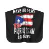 BZAXXQI Puerto Rican Puerto Rico Flag Hair Cutting Cape, Unisex Adult Barber Cape, One Size, Black, Casual Style, Regular Fit, Letter Print Pattern view 2